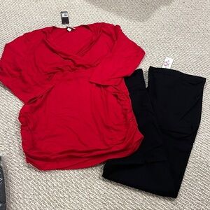 Woman’s size small maternity outfit